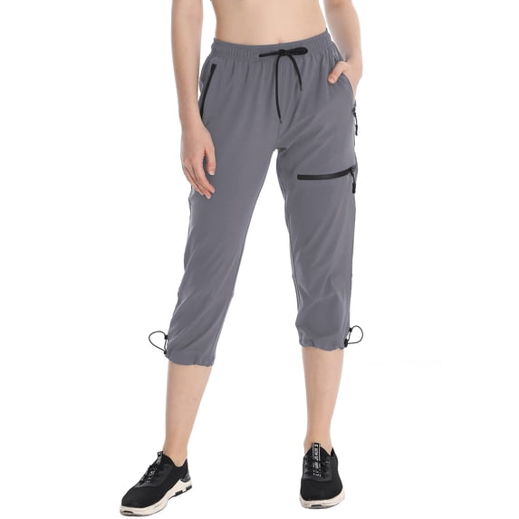 FEDTOSING Women's Cargo Hiking Pants Quick Dry Outdoor Water Resistant UPF 50+ Long Pants Zipper,up to 2XL