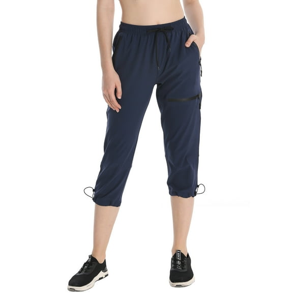 FEDTOSING Women's Cargo Hiking Pants Quick Dry Outdoor Water Resistant UPF 50  Long Pants Zipper,up to 2XL
