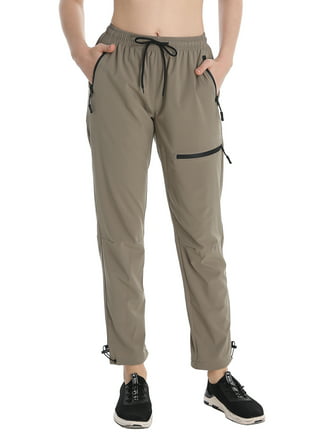 Gerry Mens Fleece Lined Stretch Hiking Travel Pants with Side