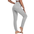thumbnail image 1 of FEDTOSING Women's Sweatpants Cotton Jogger Female Drawstring with Pockets Light Gray,up to 2XL, 1 of 7