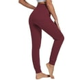 thumbnail image 1 of FEDTOSING Women's Sweatpants Cotton Jogger Female Drawstring with Pockets Red,up to 2XL, 1 of 7