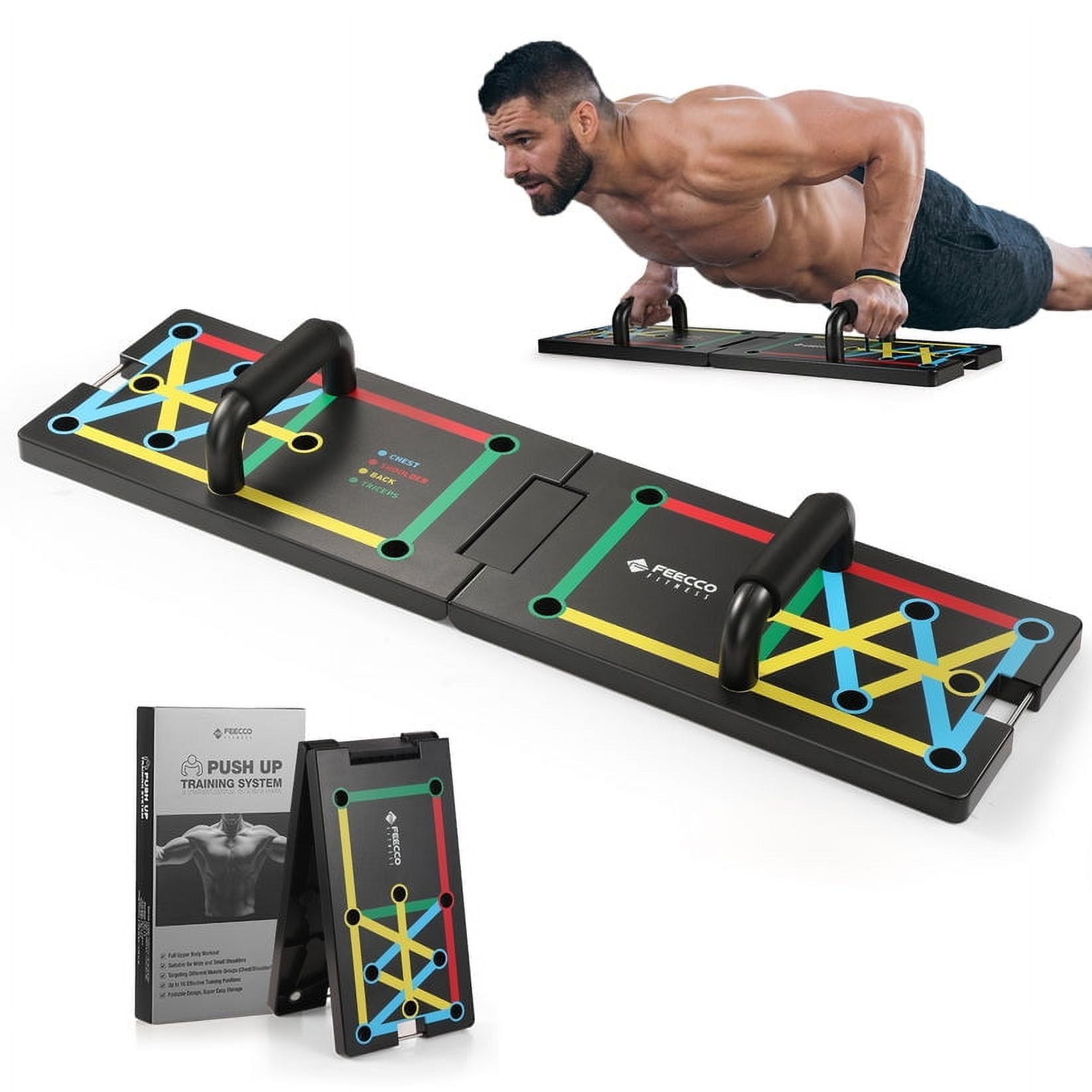 Push Up Bars in Exercise Fitness Accessories Black Walmart
