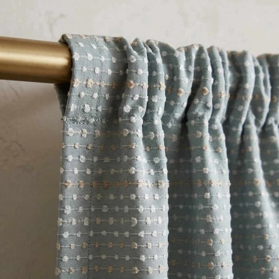 FEEDBACK HOMES Sage Green Textured Curtains | Linen Look Drapes, Custom Size Panels (Privacy or Blackout Lining)