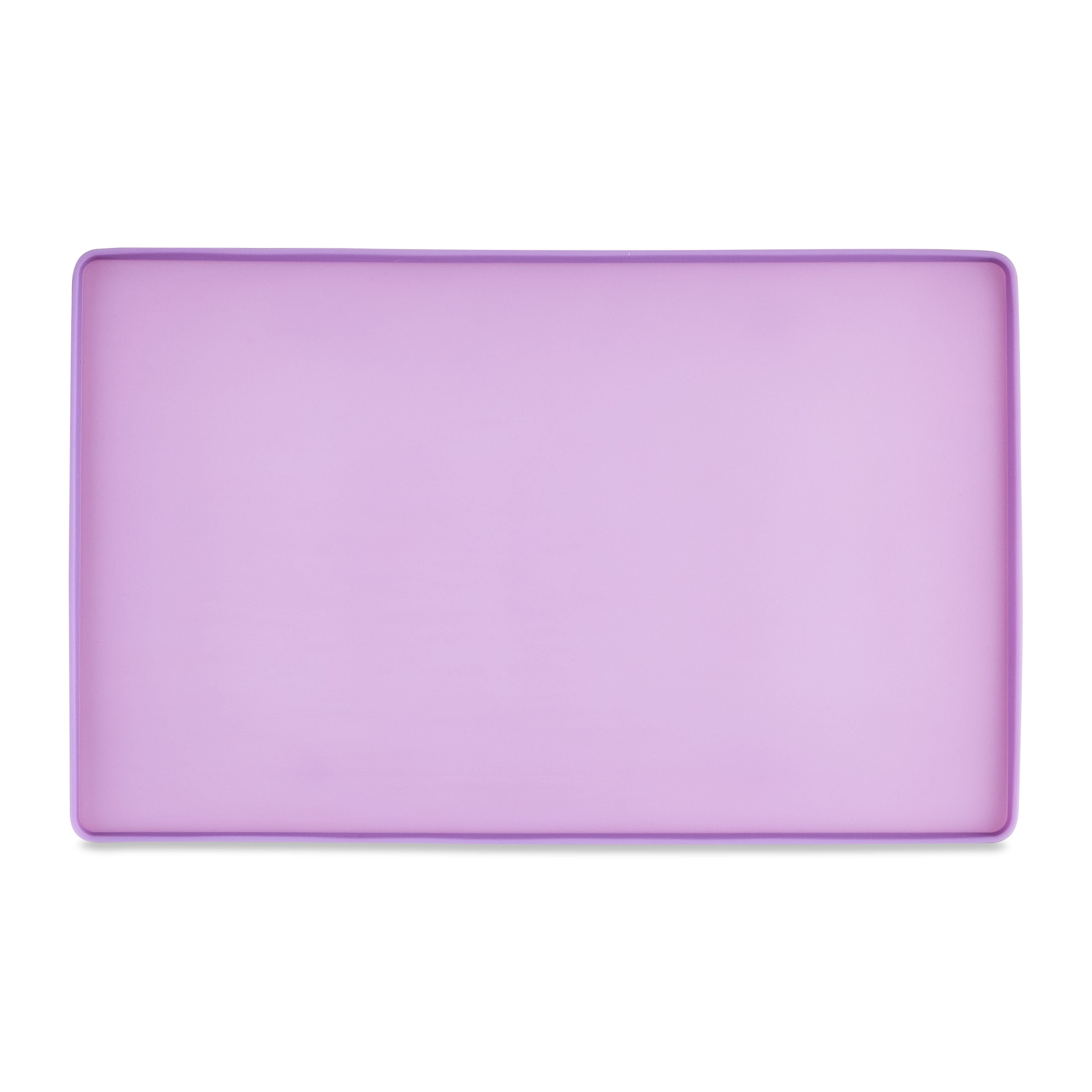 Vibrant Life Small Silicone Pet Feeding Mat, Purple, 13" x 8"