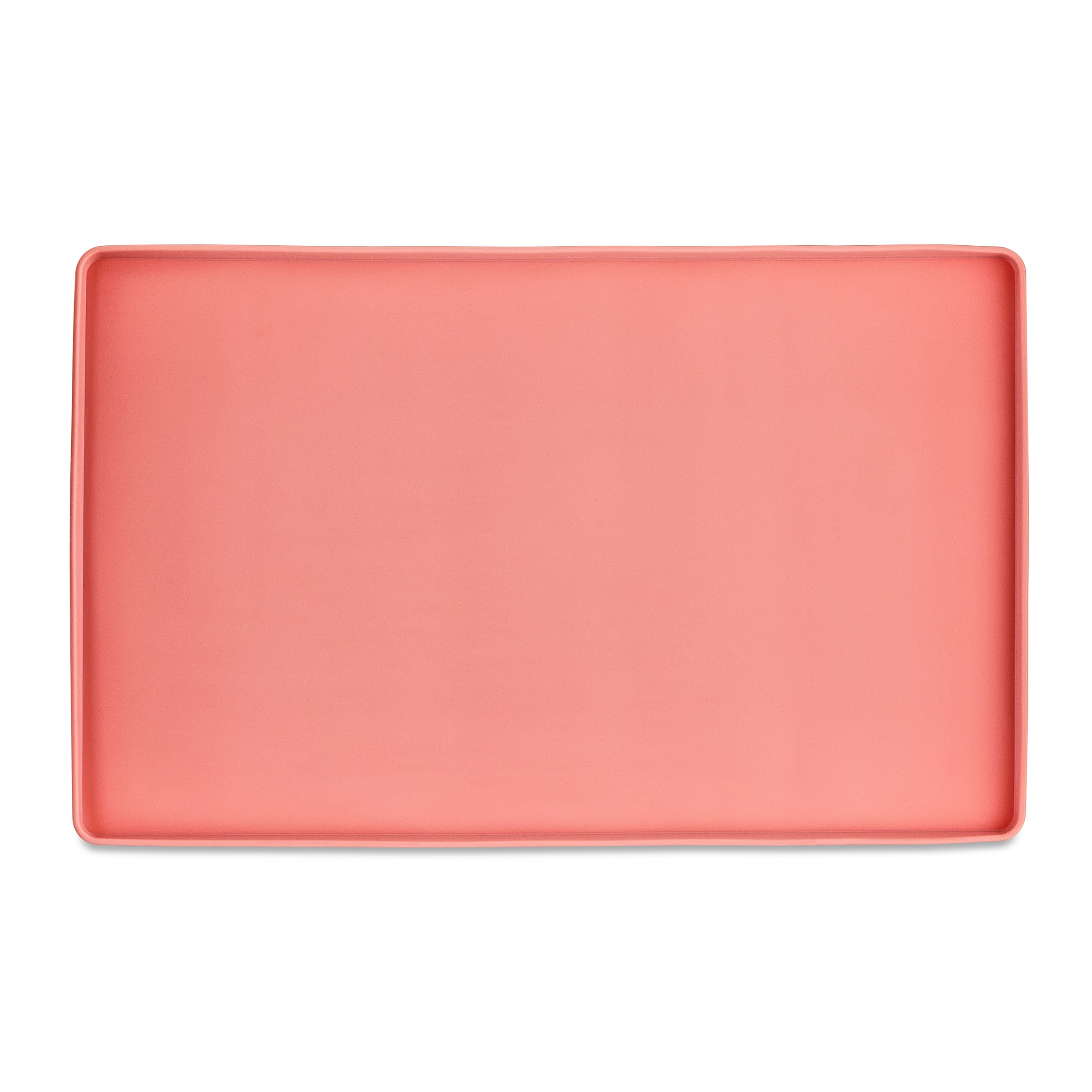 Vibrant Life Small Silicone Pet Feeding Mat, Rose, 13" x 8"