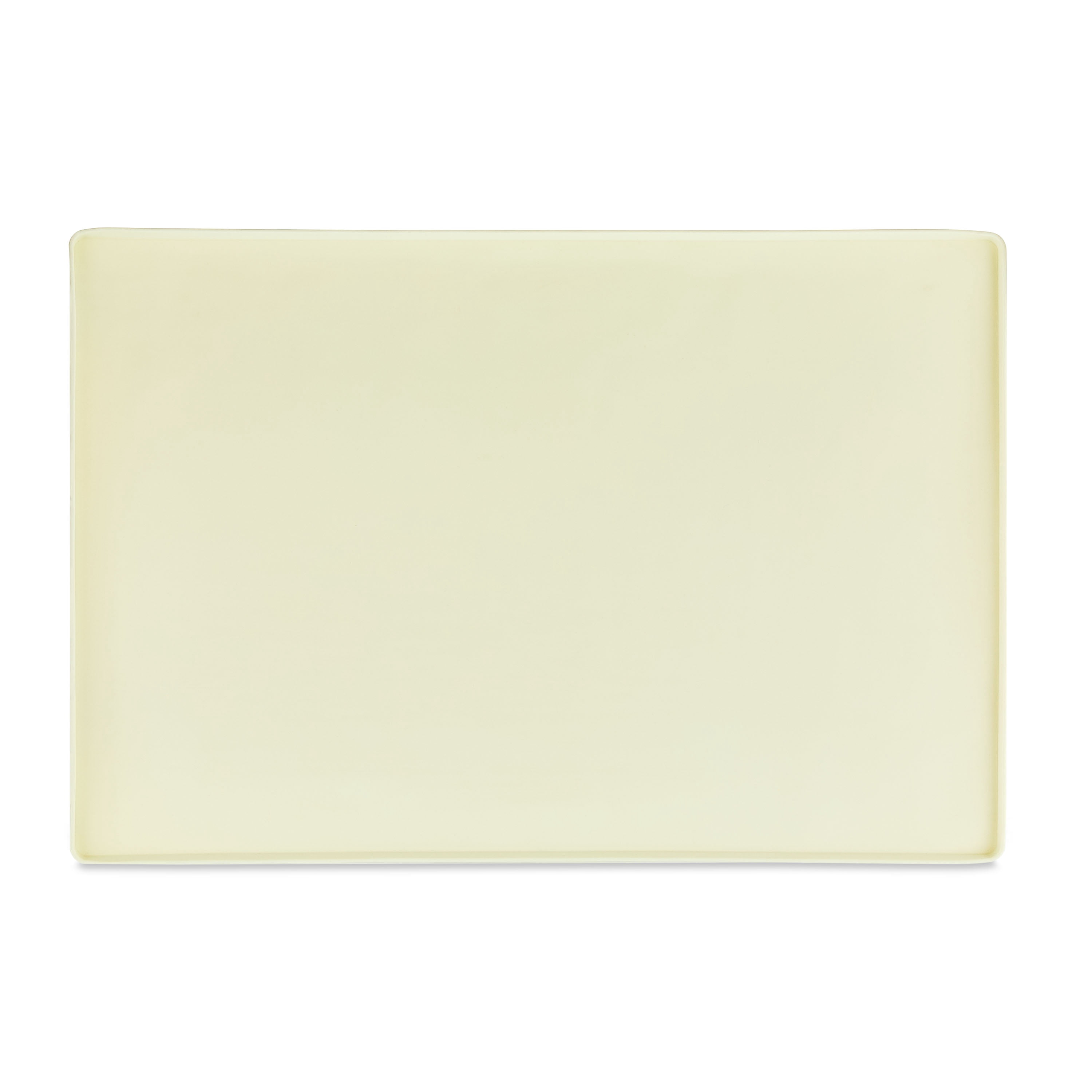 Large Silicone Pet Feeding Mat, Beige, 23.5" x 16"