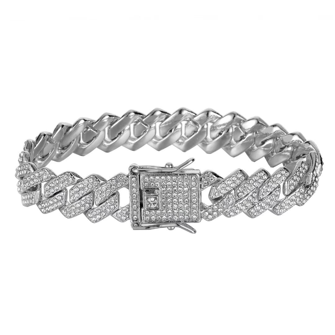 Amazon.com: ZqlDDayUP Iced Out Diamond Bracelet, Hip Hop Mens 18k Gold  Plated Cubic Zirconia Open Band Bangle Bracelet Big Diamond Tennis Bracelet  Hip Hop Chain Bangle for Women: Clothing, Shoes & Jewelry