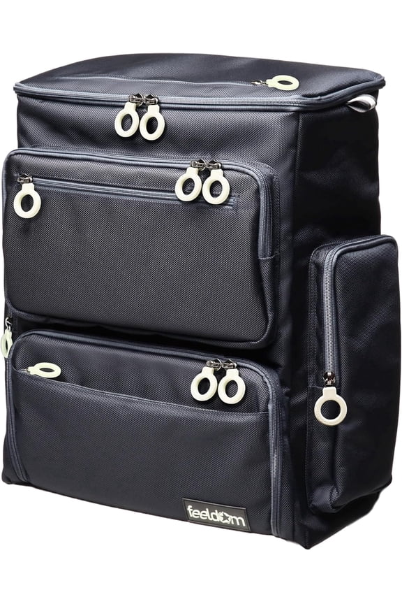 TREK Lightweight 40 Liter Laptop Backpack for Travel, Camping, College. Heavy-Duty with Waterproof Raincover, Dark Navy