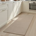 thumbnail image 1 of FEELHOME Kitchen Rugs 2 PCS Set 20"x32"+20"x71" Non-Slip Absorbent Kitchen Floor Mats Geometric Kitchen Mat Washable Small Throw Rug for Kitchen Decor, Brown, 1 of 7