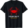 thumbnail image 1 of FEELIN' SALTY Maryland Style Maryland State Crab Graphic T-Shirt, 1 of 4