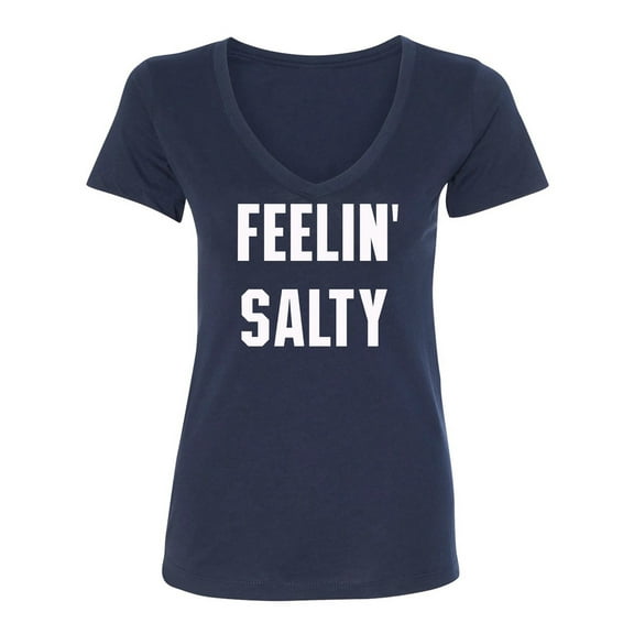 FEELIN' SALTY Womens V-Neck T-Shirt