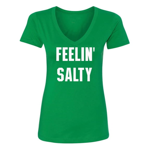 FEELIN' SALTY Womens V-Neck T-Shirt