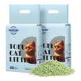 thumbnail image 1 of FEELING BEST Green Tea Tofu Cat Litter 11.2 lb, Natural Flushable Low Tracking Odor Control Kitty Litter, 1 of 9
