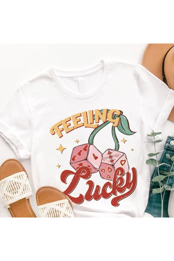 FEELING LUCKY GRAPHIC T1EE