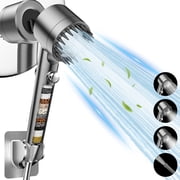 FEELSO High Pressure Handheld RV Shower Head with Hose - 3 Mode Filtered Showerhead with on/off Switch for RV, Camper, Trailer & Home, Bathrooms, Grey