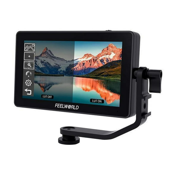 FEELWORLD F6 PLUS 6 Inch On- Field Kit 3D LUT Video Assist with Tilt Arm Support 4K Input & Output 1920*1080 Pixels IPS Touchscreen