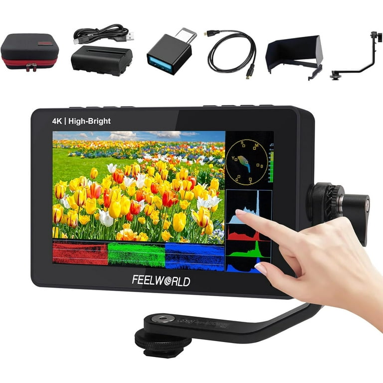 FEELWORLD F5 PRO V4 PROX 6 / 5.5 Inches Camera Field Monitor 3D LUT 45 - JG Superstore