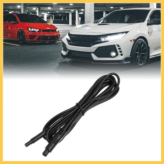 FEFEDFAA-2 Pcs 4 Pin 6.56ft 200cm Backup Camera Extension Cable Dash Camera Cord Wires Car Rear View Camera Auto Replacement Parts