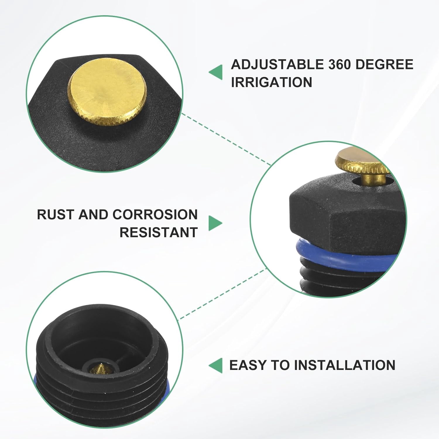FEFEDFAA-20-Pack Atomizing Sprinkler Nozzle, 1/2