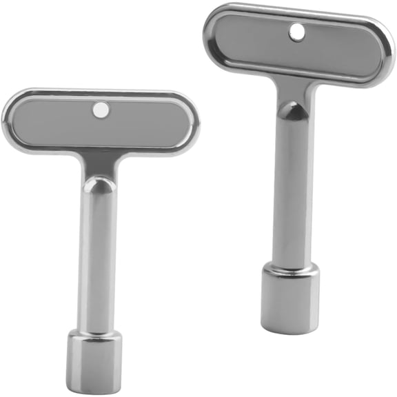 FEFEDFAA-3/8'' Hydrant Key,Water Key for P1300-PART-13-KEY,Compatible with Zurn,Water Spigot Key,Upgrade Hydrant Key for Wall Hydrant Faucet Valves and Outdoor Hose Valves(2 Pack)