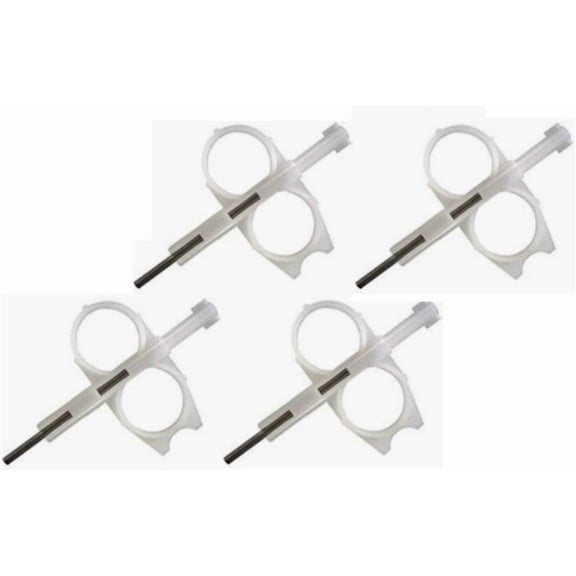 FEFEDFAA-4 Pack of Hunter PGP Rotor Adjustment Tool, Sprinkler Wrenches - These Irrigation Sprinkler Keys Fit: PGP, PGJ, I20, I25, I40 Heads + LED Keychain