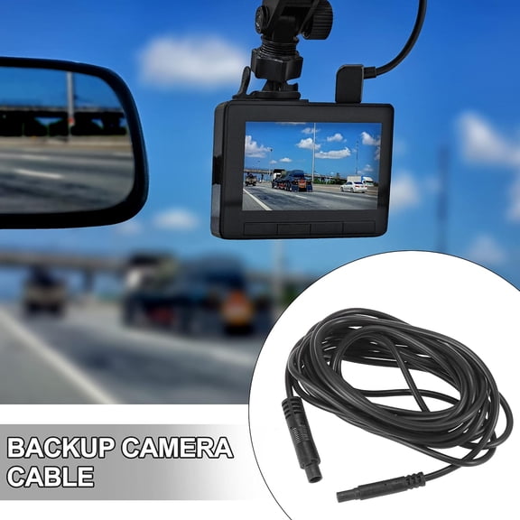 FEFEDFAA-4 Pin 9.84ft 3 Meters Backup Camera Extension Cable Dash Camera Cord Wires Car Rear View