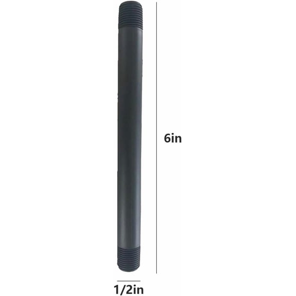 FEFEDFAA-5 Pcs Sprinkler Head Riser Extension 1/2 Inch MPT PVC Double Male Thread Connector for Lawn Irrigation System (6inch)