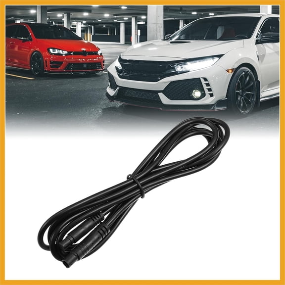 FEFEDFAA-6 Pin 6.56ft 200cm Backup Camera Extension Cable Dash Camera Cord Wires Car Rear View Camera Replacement