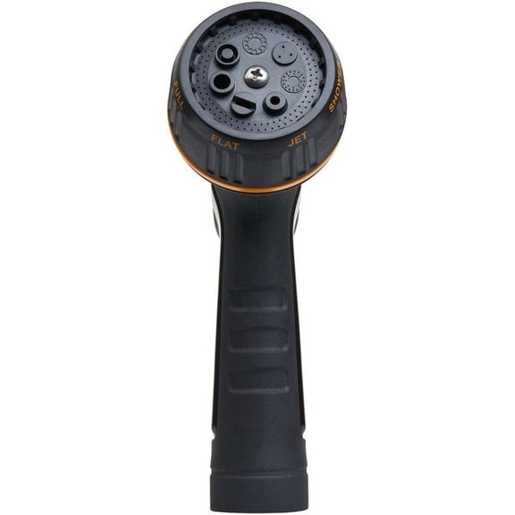 FEFEDFAA-995037 Rear Trigger 7 Watering Patterns XT Metal Garden Hose Nozzle, Basic