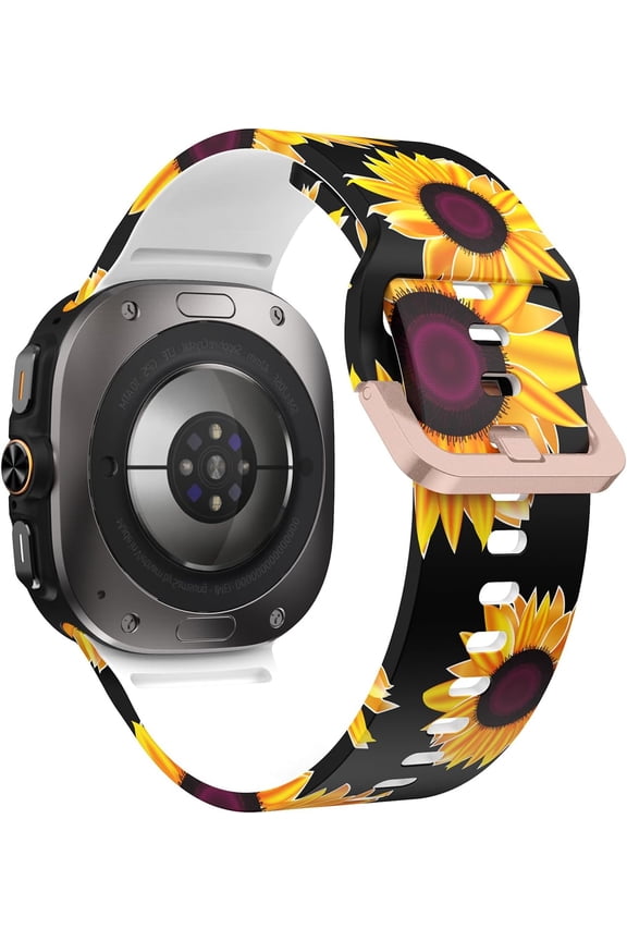 -Bands Compatible with Samsung Galaxy Watch 7 Ultra (47mm), Soft Football Pattern Silicone Replacement Strap for Galaxy Watch Ultra 47mm Women Men