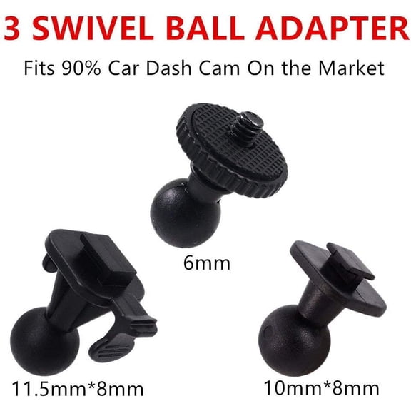 FEFEDFAA-CH368 Ulimate Car Rearview Mirror Mount Kit Dash Cam Holder for Yi Smart Dash Cam/Apeman/Z-Edge/BlackBox/Spy Tec/Transcend/DOD/Papago/Vicovation/HP Bicycle Handlebar Holder
