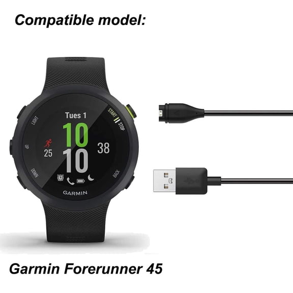 FEFEDFAA-Charger for Garmin Forerunner 970 965 955 945 935 745 570, Replacement Charging Cable for Garmin Forerunner Smart Watch (2 Pack)