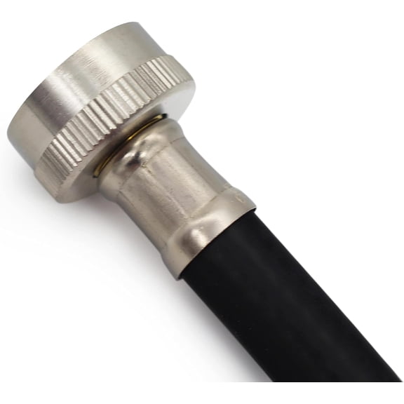 FEFEDFAA-Dehumidifier Drain Hose 18FFDHMH01 - Premium Brass Connector 3/4" FHT - Multiple Lengths - Black Rubber Garden Water from