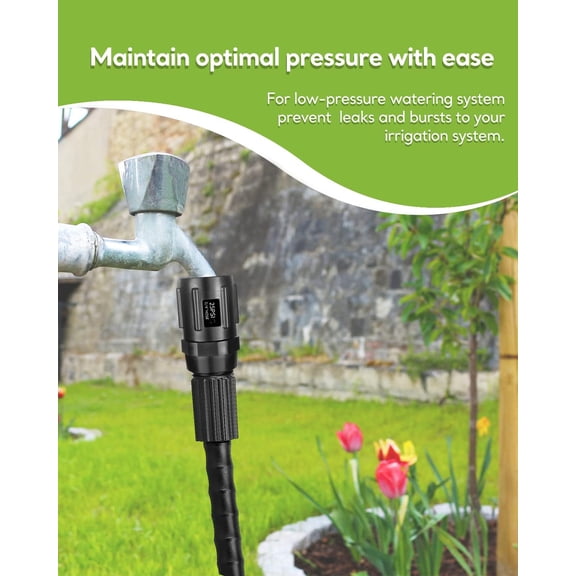 FEFEDFAA-Drip Irrigation Pressure Regulator 25 PSI 3/4 inch Hose Thread Drip Irrigation Pressure Reducer- 2 Pack
