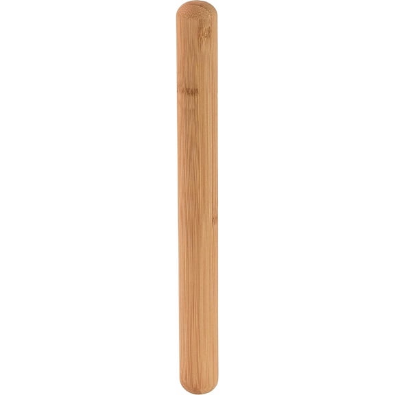 FEFEDFAA-Dumpling Rolling Pin 10-Inches Natural Bamboo