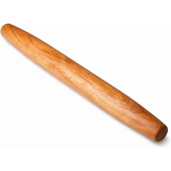 FEFEDFAA-French Rolling Pin 13 Inch Wooden Tapered Dough Roller for Baking, Fondant, Pie Crust, Cookies & Pastry Smooth Lightweight Wooden Rolling Pin