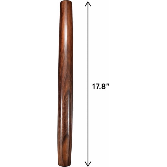 FEFEDFAA-French Rolling Pin (18 Inch) Wooden rolling pins for baking, Pizza, Pie Crust & Pastry. Cookie Roller Handmade Tapered Dough Roller - Smooth, Durable & Elegant baking equipment