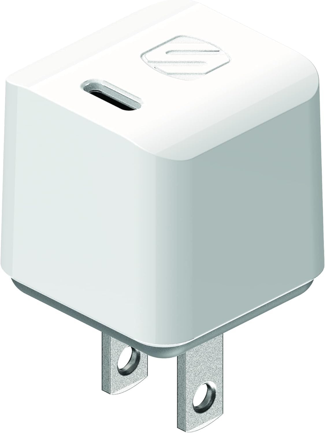FEFEDFAA-HPDC30MWT-SP Powervolt 30W USB Type-C Wall Charger Compatible with Power Delivery 3.0, 2.0, and Standard USB-C Devices, Fast Charging, White