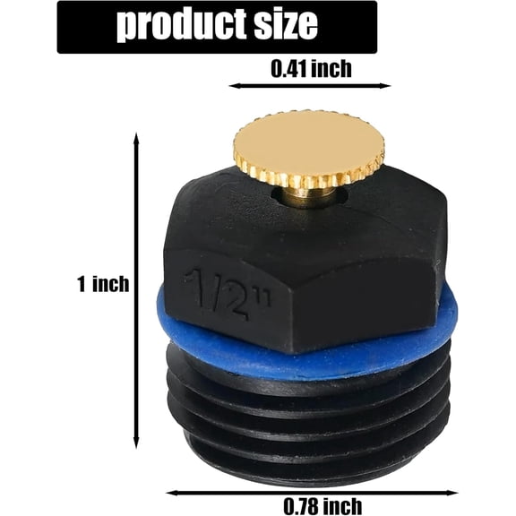 FEFEDFAA-Irrigation Sprinkler Heads 1/2 Inch Sprinkler Nozzle Male Thread Male Thread 360 Degree Rotating Sprinkler Sprayer Nozzle, Spiral Cone Nozzle for Garden Lawn Irrigation