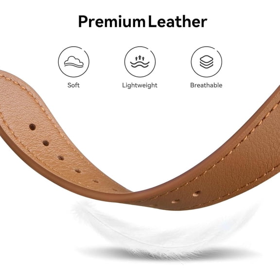 FEFEDFAA-Leather Bands Compatible with Pixel Watch 4/3 45mm for Women Men, Wristband Strap for Pixel Watch 4/3/2/1 41mm