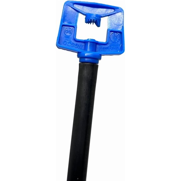 FEFEDFAA-Micro-Spray Ultra-Jet Stream Spray Head, Blue Model, 10'-18' Foot Stream Spray Diameter, 7-12 GPH (360 10-32 Threaded)