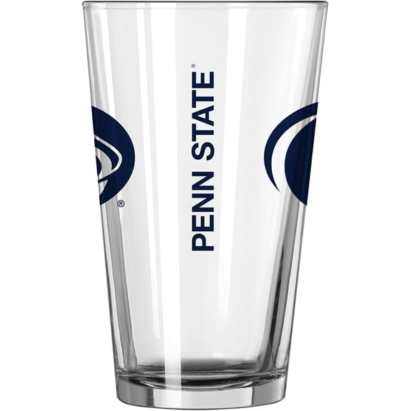 FEFEDFAA-NCAA 16 oz Pint Glass - Durable Glass With Bold Team Color Chip-Resistant Rim Drinkware For Fans, Tailgates, Home Bars & Everyday Use