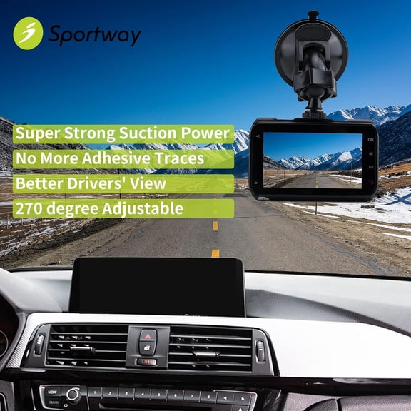 FEFEDFAA-S10 Pro Dash Cam Mount, Suction Cup Dash Camera Mount Holder with 10+pcs Joints for Rove APEMAN CHORTAU Roav Nexar iiwey REXING Z-Edge Old Shark YI ... 98% Car Dash Cameras
