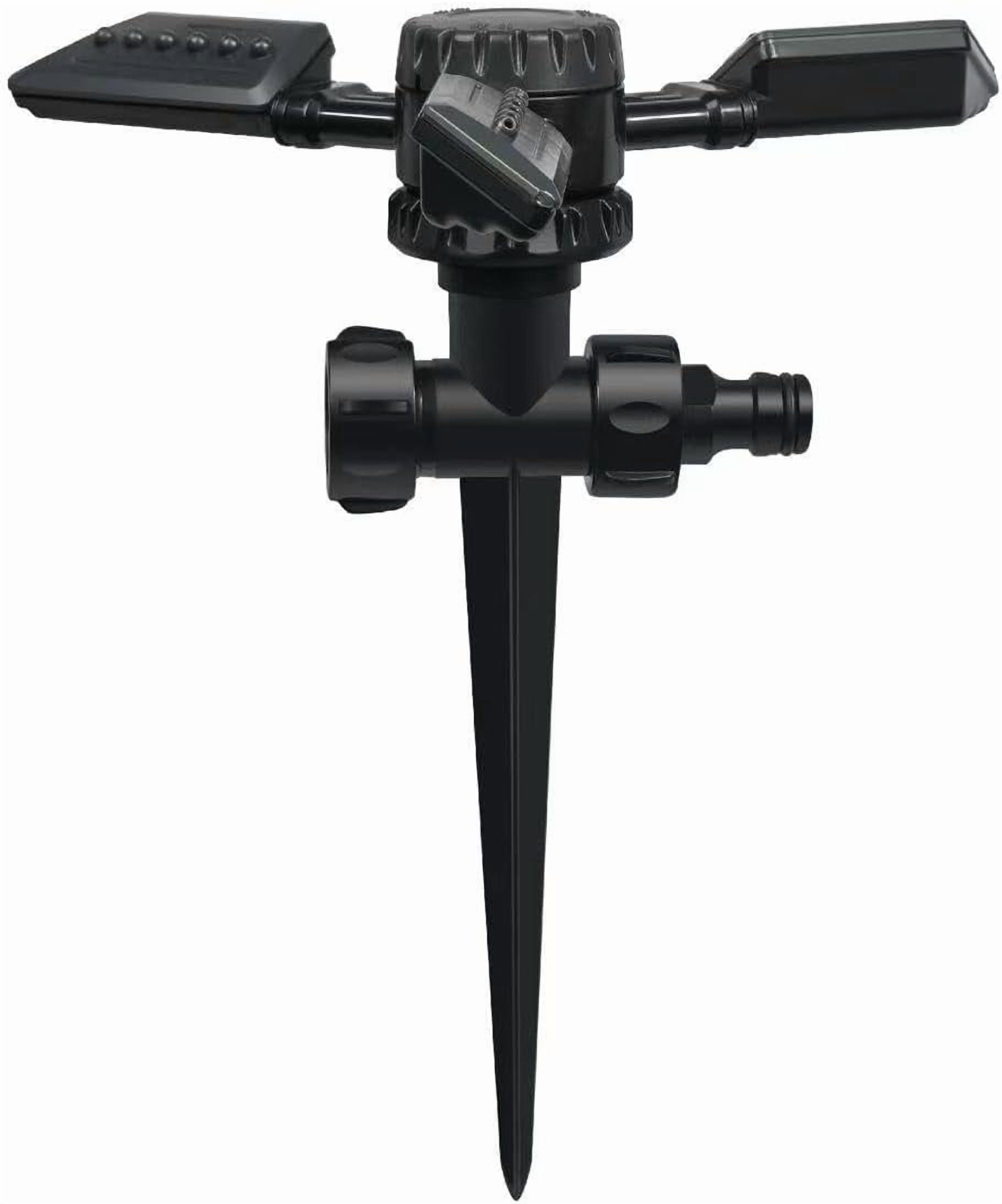 FEFEDFAA-Sprinkler for Yard, Automatic Water Sprayer Irrigation for Garden, 360 Degree Rotating Lawn Sprinkler Coverage, Adjustable Angle Water Sprinklers for Yard Lawn Greenhouse Vegatable Watering
