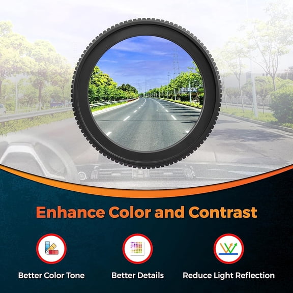 FEFEDFAA-Ultimate CPL Filter, Anti-Glare Circular Polariser Lens for R3 Dash Cam