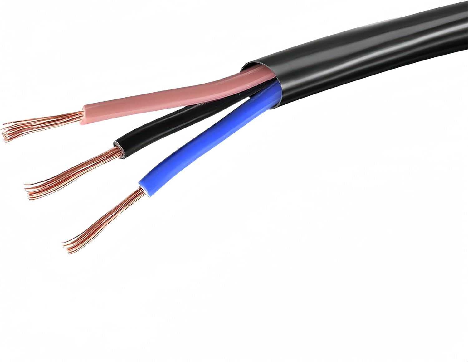 FEFEFW-18mm x 19mm x 3m PVC Tube Wire Harness Tubing High Temperature Resistant Cable Management Cable Sleeve,Black,1PC