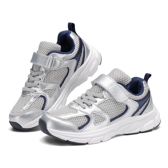 FEFOE Kids Tennis Sneakers Boys Breathable Mesh Running Shoes Girls Lightweight Athletic Shoes