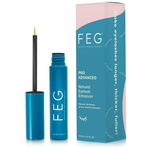FEG Pro Advanced - Specially Formulated Natural Eyelash Enhancer Serum for Thick, Full and Longer Eyelashes 3ml