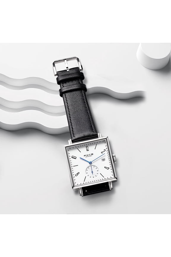 Sapphire Crystal Square Automatic Watch Classic Bauhaus Watch Minimalist Casual Watches for Men Women Unisex -FM301