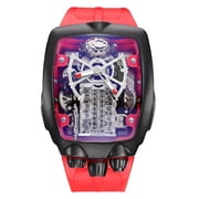 FEICE Watches for Men Automatic Skeleton Watch Waterproof Sapphire Crystal Japanese Movement Supercar Wristwatch Anti Shock Business Tourbillon FM666